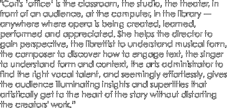 "Cori's ‘office’ is the classroom,